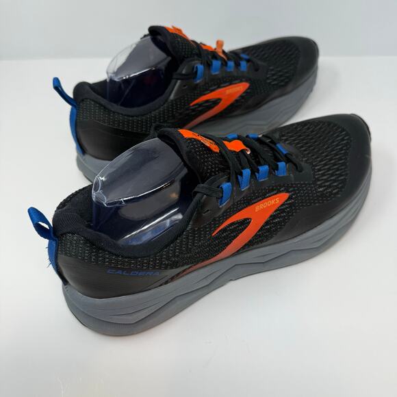 Brooks Caldera Trail Shoes Men's Size 11.5 Black Orange Trail Running Outdoor - Picture 7 of 12